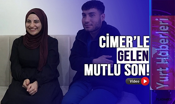 GENÇ ÇİFT, CİMER SAYESİNDE EVLENDİ!