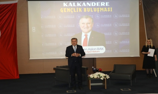 Gençlik ve Spor Bakanı Bak, Rize'de konuştu: