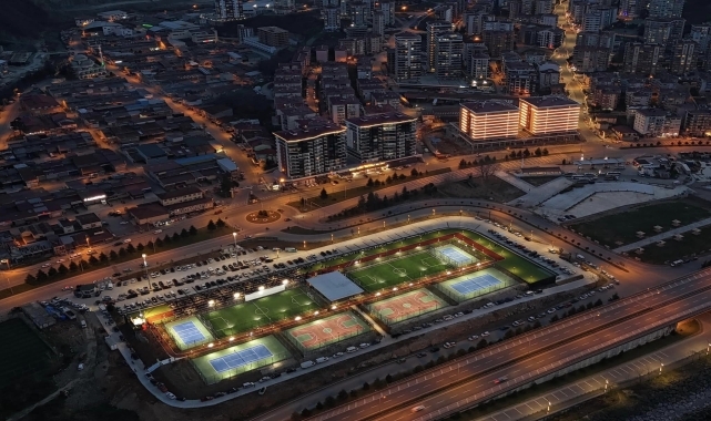 Giresun'da 40 yıllık çöp alanı spor kompleksi ve galericiler sitesine dönüştü