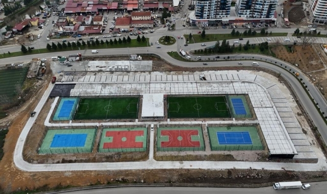 Giresun'da eski çöp sahası spor kompleksine dönüştürüldü
