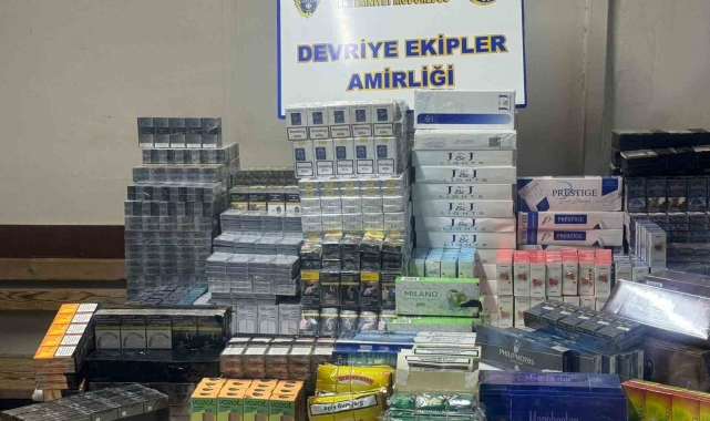 Hatay'da 4 bin 195 paket kaçak sigara ele geçirildi
