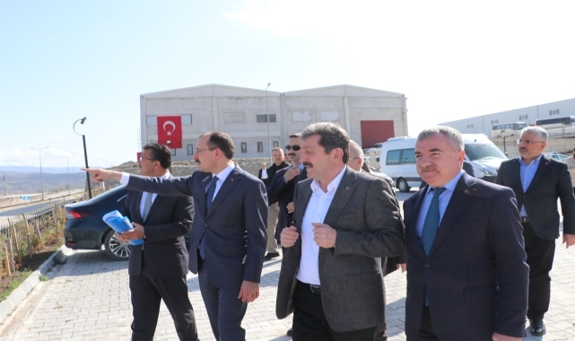 Havza OSB'de saha incelemesi yapıldı