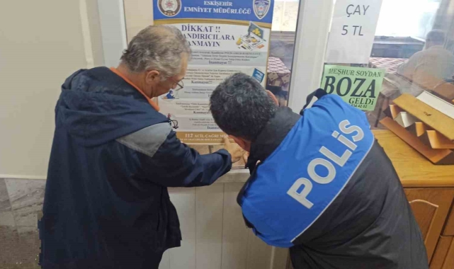 Hırsızlık ve dolandırıcılığı engellemek amacıyla vatandaşlara bilgi verildi