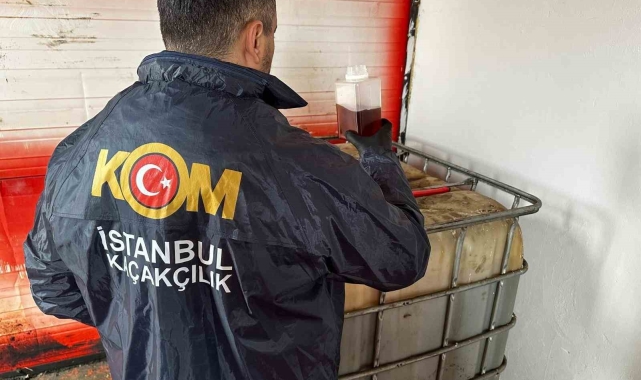 İstanbul ve Tekirdağ'da 755 ton kaçak akaryakıt ele geçirildi