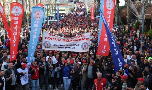 İzmir'de TİS görüşmeleri tıkandı, 6 bin işçi eyleme çıktı