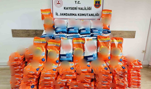 Jandarmadan 'sahte temizlik malzemesi' operasyonu
