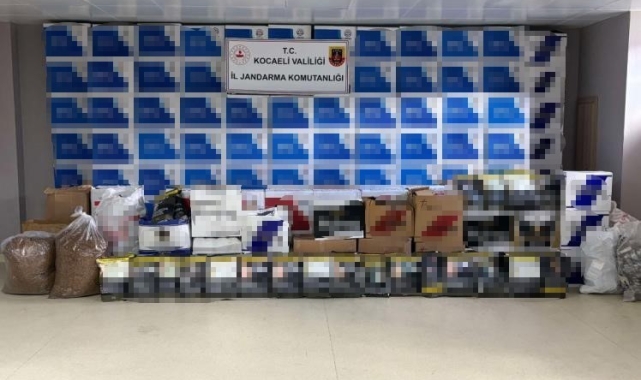 Kaçakçılık operasyonu: On binlerce makaron ele geçirildi
