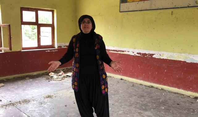 Kadın muhtar adayından okul vaadi