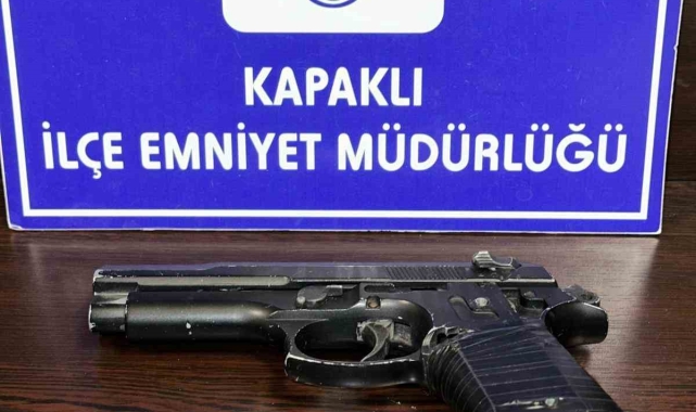 Kapaklı'da mezarlık içerisinde kovalamaca: 1 gözaltı