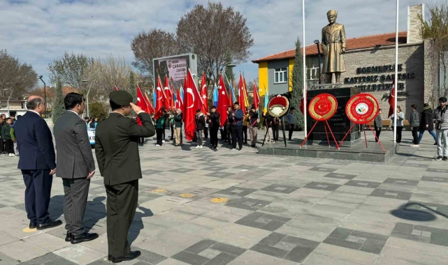 Karapınar'da Çanakkale Zaferi ve şehitler anıldı