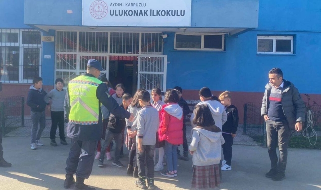 Karpuzlu'da 35 öğrenci trafik dedektifi oldu