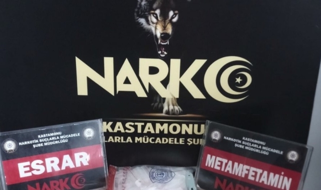 Kastamonu'da uyuşturucu tacirlerine geçit yok: 1 tutuklama