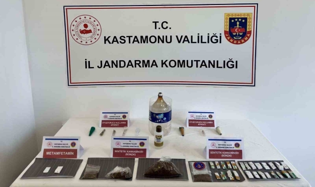 Kastamonu'da uyuşturucuyla yakalanan 6 kişi gözaltına alındı