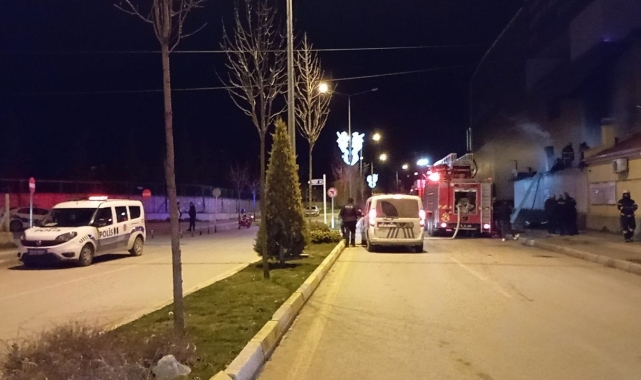 Kazan dairesinde çıkan yangın maddi hasara yol açtı