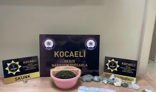 Kocaeli'de uyuşturucu operasyonu: 4 tutuklama