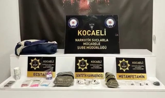 Kocaeli'nin 3 ilçesinde uyuşturucu operasyonu: 4 tutuklama