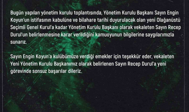 Kocaelispor'da karar çıktı: Olağanüstü kongreye gidilecek
