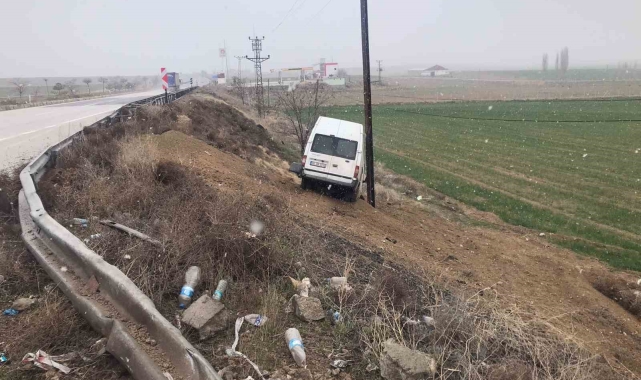 Konya'da trafik kazası: 1 yaralı