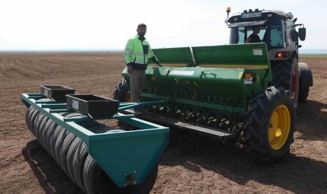 Kulu'da ilk defa alternatif ürün olarak anason ekildi