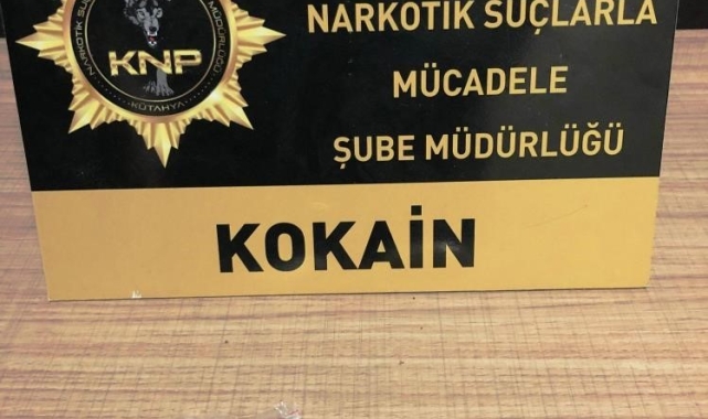 Kütahya'da durdurulan şahsın üzerinde uyuşturucu bulundu