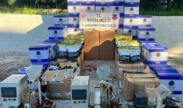 Manisa'da 1 milyon 200 bin lira değerinde kaçak tütün ele geçirildi