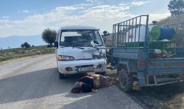 Mersin'de trafik kazası: 2 yaralı