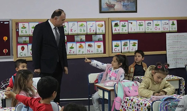MÜDÜR CEBECİ, DİKMEN'DE OKULLARI İNCELEDİ!