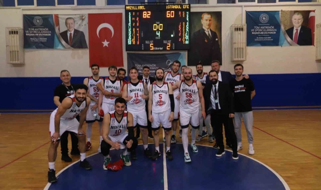 Nazilli Belediyespor Erkek Basketbol Takımı önde başladı