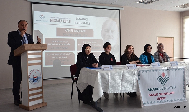 ÖĞRENCİLERDEN “MUSTAFA KUTLU” PANELİ!
