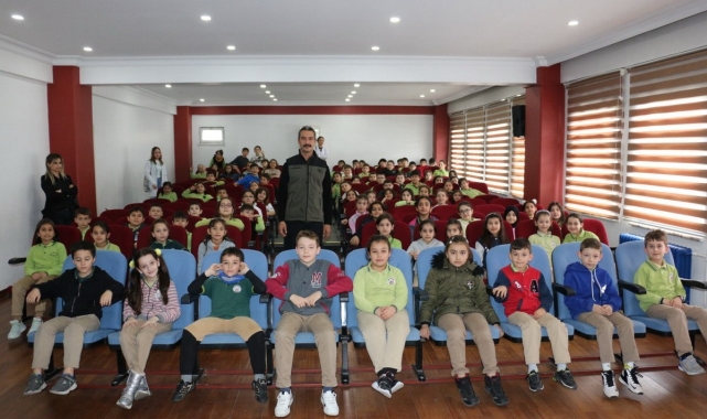 Orman haftasında ilkokul öğrencilerine eğitim