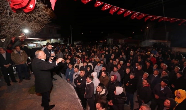 Özel'in Başalan Mahallesi buluşması mitinge döndü