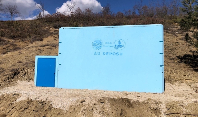 Pamukova'da 2 içme suyu deposu yenilendi