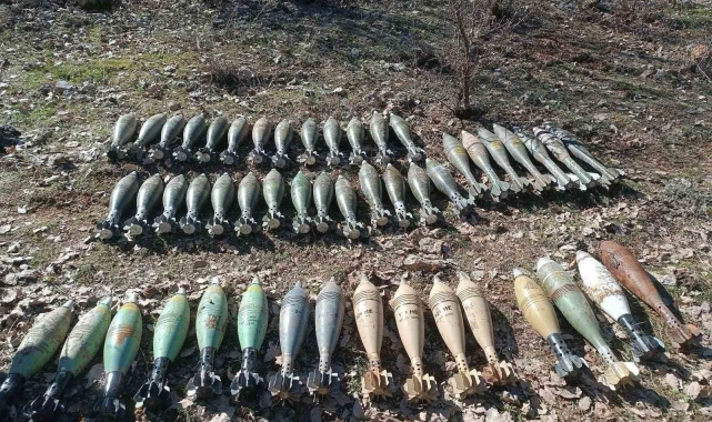 Pençe-Kaplan Operasyonu bölgesinde çok sayıda mühimmat ele geçirildi