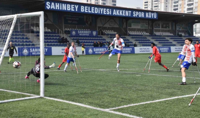 Şahinbey Ampute TSK karşısında farka koştu 9-1