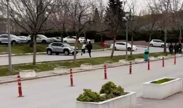 Saldırı sonrası hastane kafeteryasına yaşanan panik anlarının görüntüsü ortaya çıktı