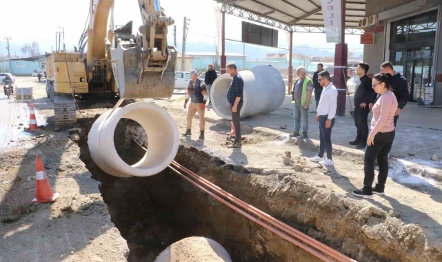 Salihli'de 13 milyon TL'lik altyapı yatırımında sona gelindi