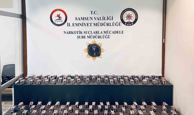Samsun'da 13 bin 797 adet sentetik ecza ele geçirildi: 2 gözaltı
