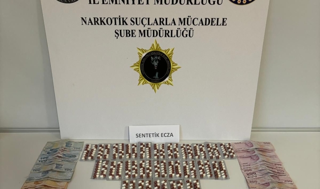 Samsun'da 3 bin 95 sentetik ecza ele geçirildi: 2 gözaltı