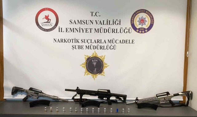 Samsun'da 3 kişi ruhsatsız tüfeklerle yakalandı