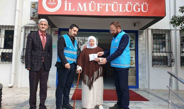 Siirtli Hadice nine kefen parasını Gazze'ye bağışladı