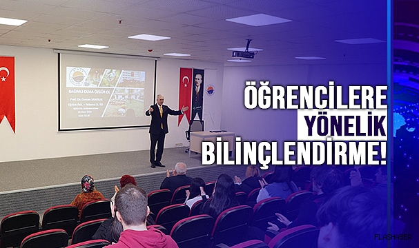 SİNOP ÜNİVERSİTESİ’NDE BAĞIMLILIKLA MÜCADELE KONFERANSI!