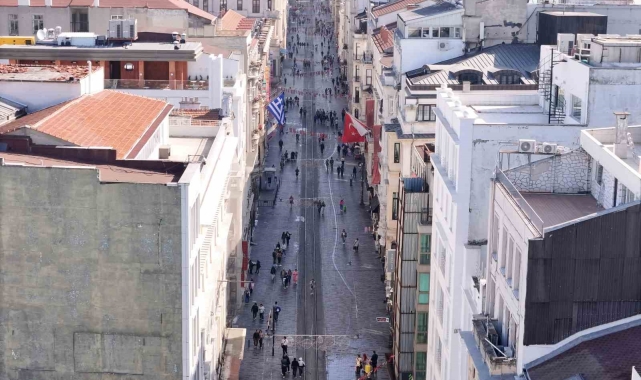 Taksim Meydanı'nda seçim sessizliği havadan görüntülendi
