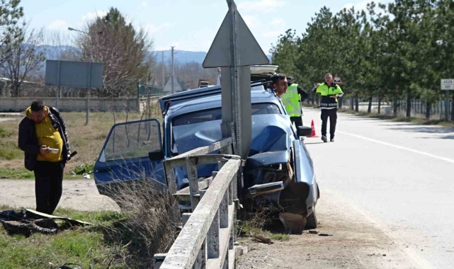 Tavşanlı'da trafik kazası: 1 yaralı