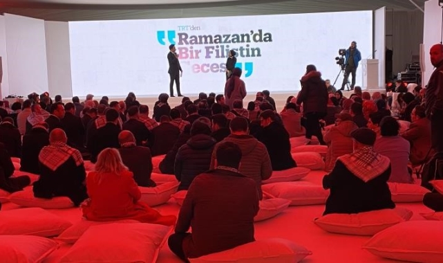 TRT'nin "Ramazan'da Bir Filistin Gecesi" etkinliğinin ilki düzenlendi