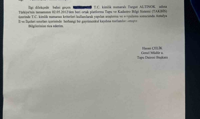 Turgut Altınok'tan Antalya'daki konut iddialarına yanıt