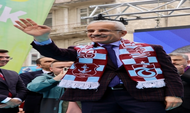 Ulaştırma ve Altyapı Bakanı Uraloğlu, Trabzon'da konuştu: