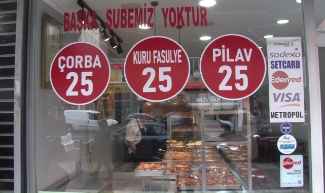 Üsküdar'da enflasyona meydan okuyan lokanta yoğun ilgi görüyor