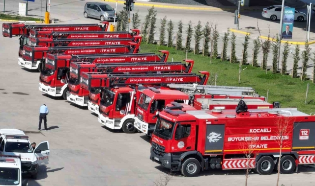 Yeni araçlar itfaiyenin gücüne güç katacak