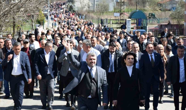 Yenice Karakaş'ı başkan gibi ağırlıyor