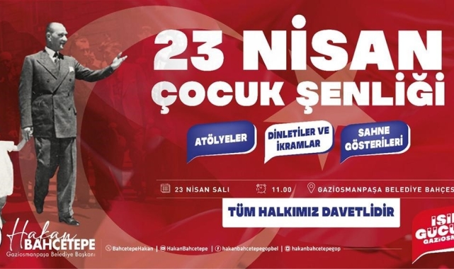 23 Nisan coşkusu Gaziosmanpaşa'da doyasıya yaşanacak